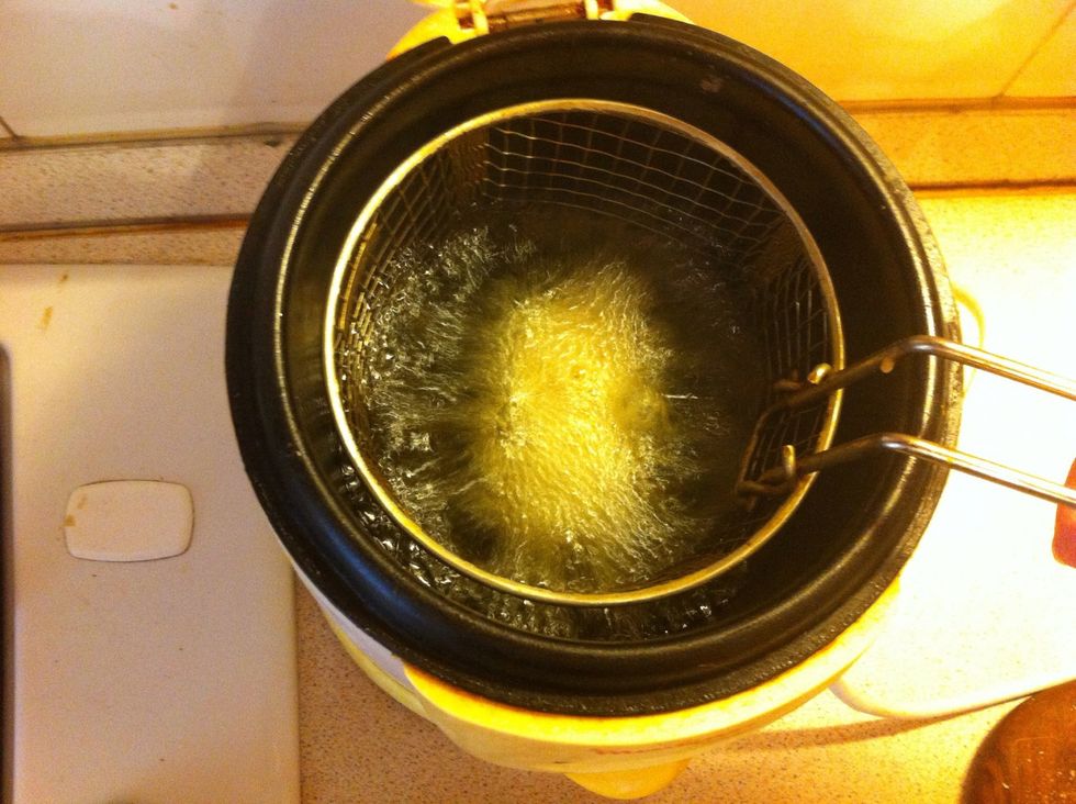 Fry it till the golden crust.