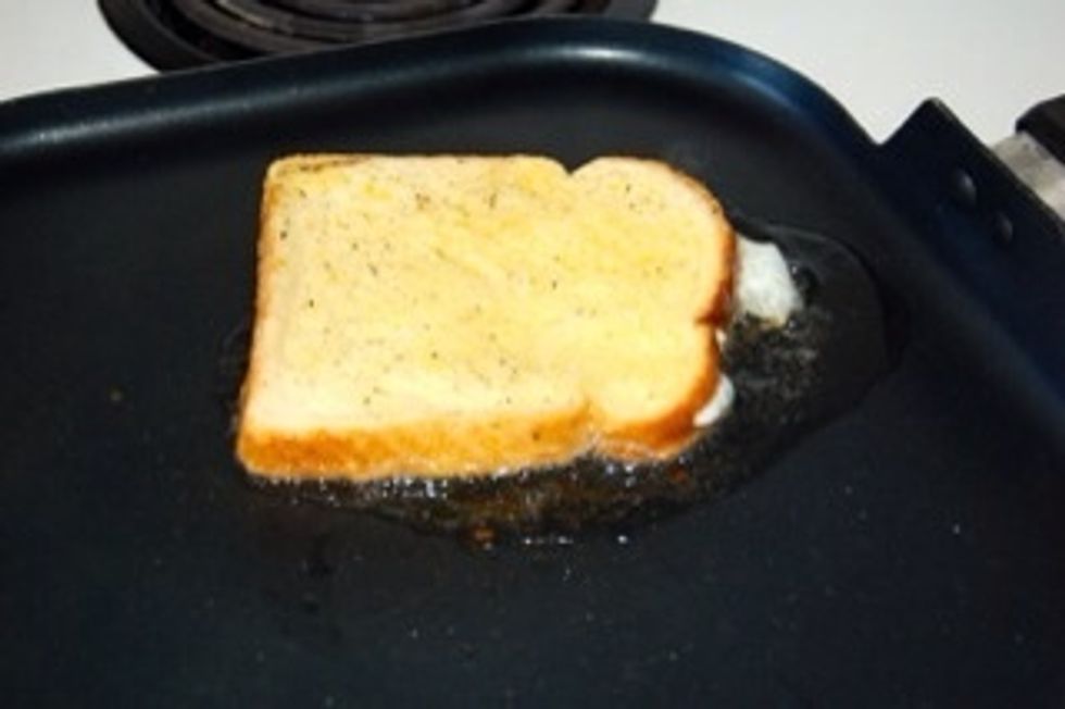 Fry slice on each side for two minutes.