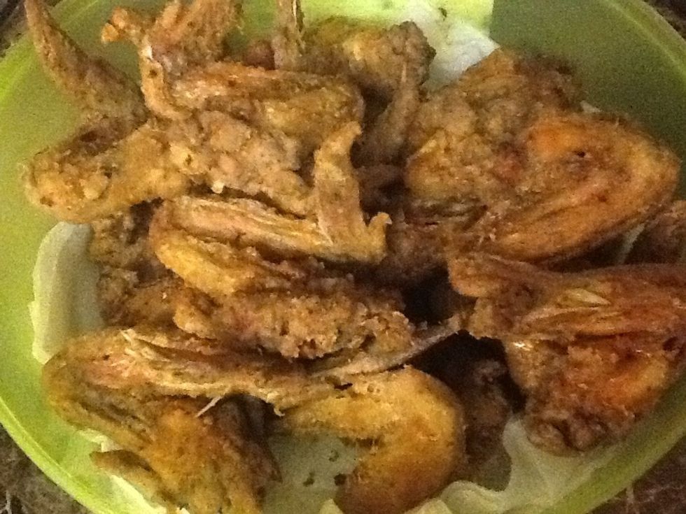 Fry the chicken