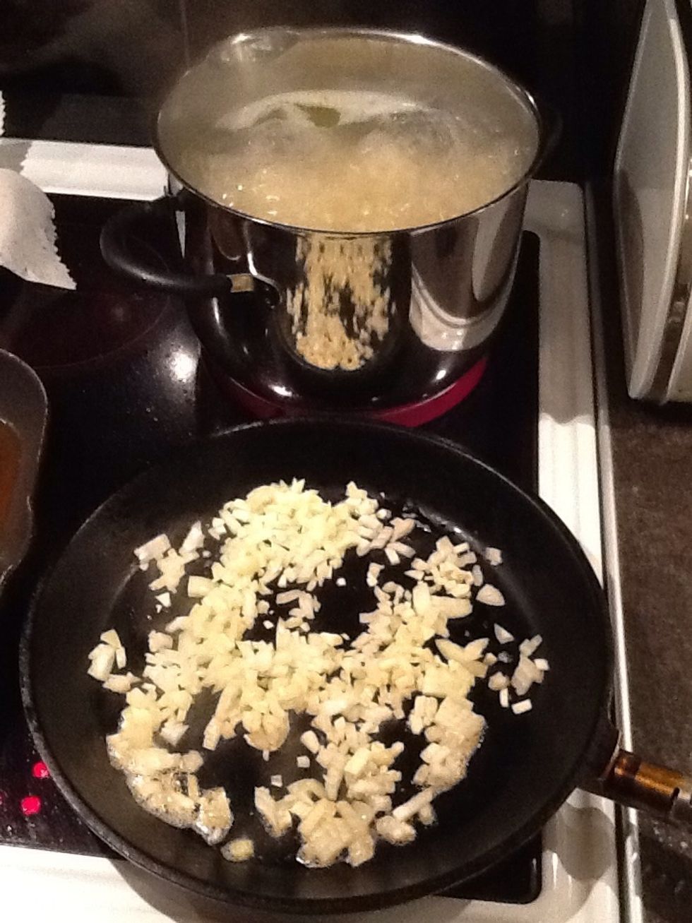 Fry the garlic.\ud83d\ude04