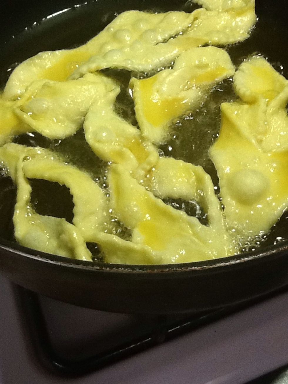 Fry them grow more the one third of the size