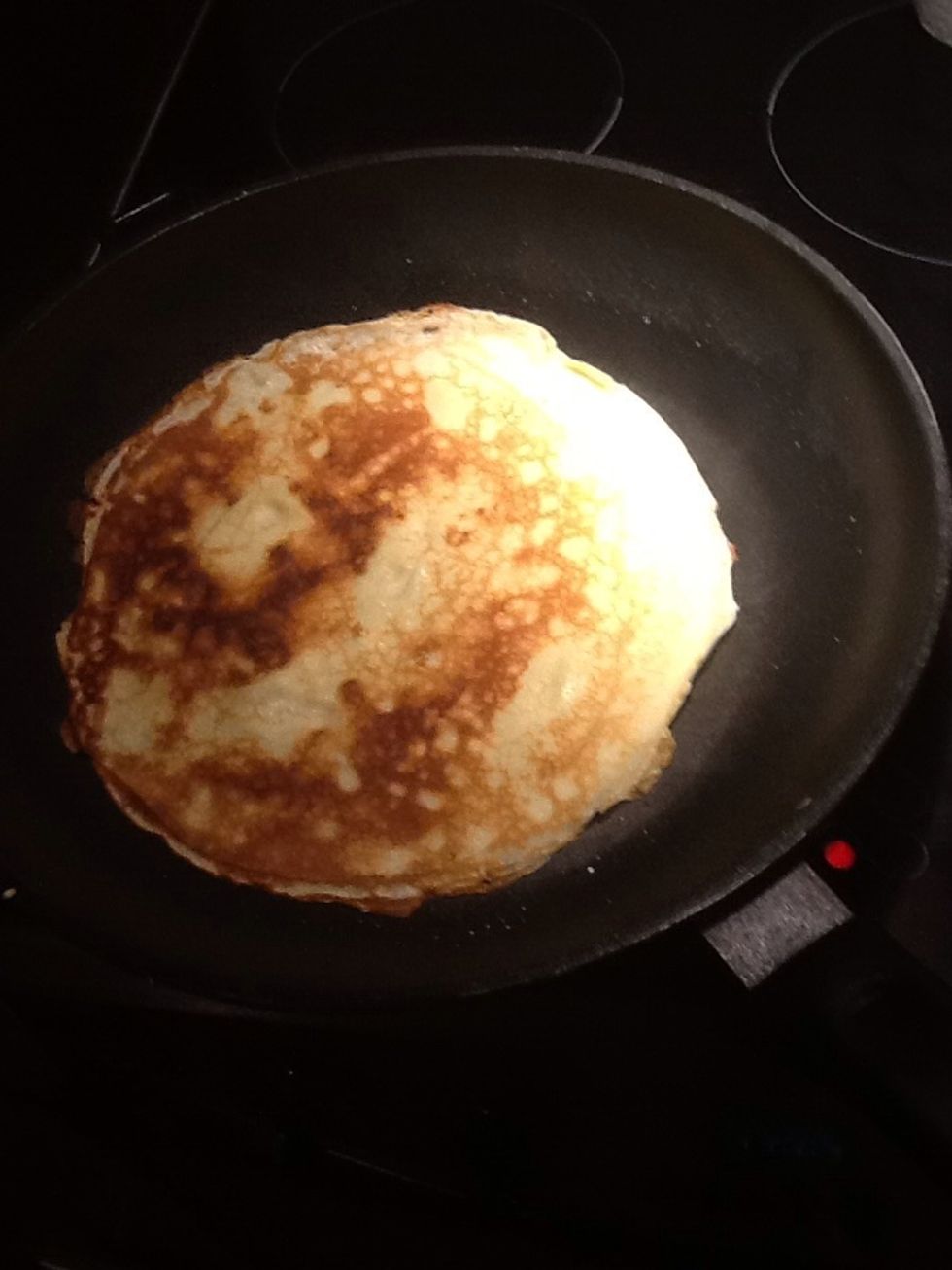 Fry them till they look like this. Not black but brown and a little white.