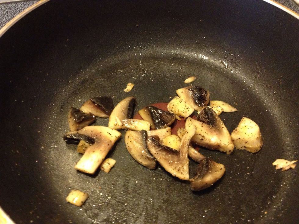 Fry until browned - a few seconds