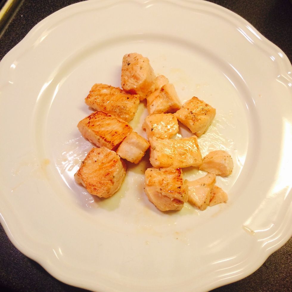 Fry until golden (only 2-3 mins, not supposed to be cooked through yet)