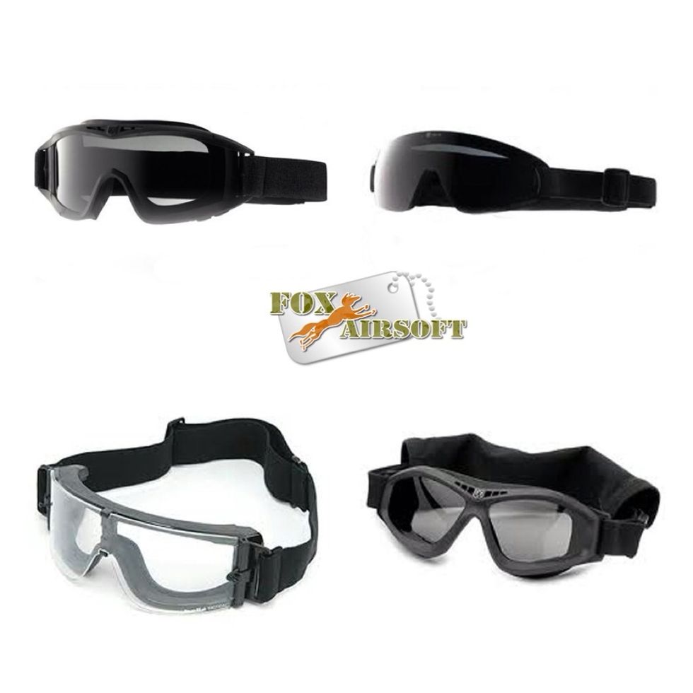 Full-Seal goggles are the most important part of playing airsoft because your eyeballs are very important. Keep them safe with impact rated full-seal goggles.