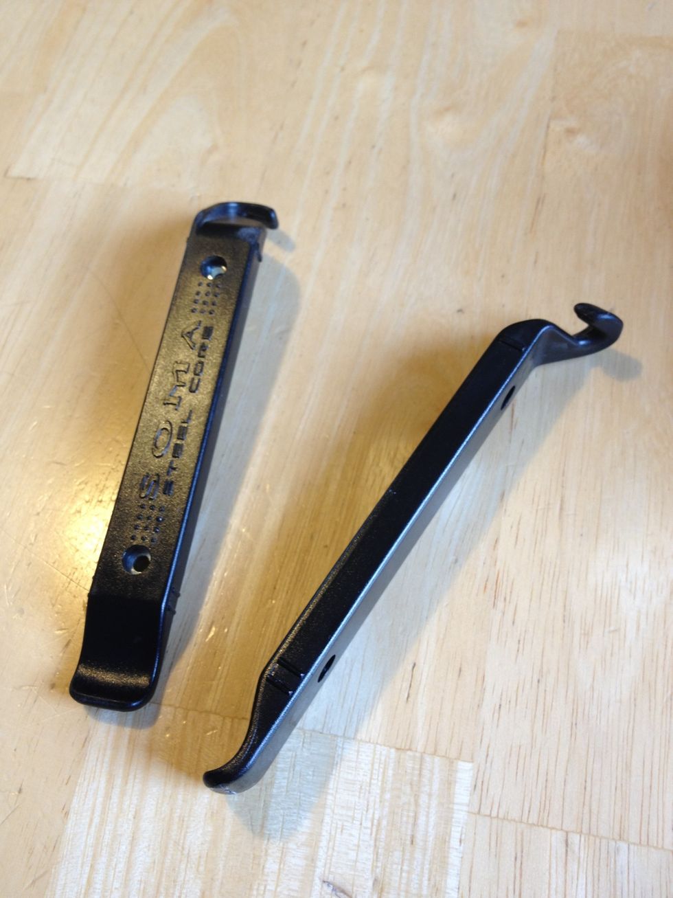 Full-size tire levers are essential. You can change a tire with one but they're small so pack two \u2014 you'll be glad you did.