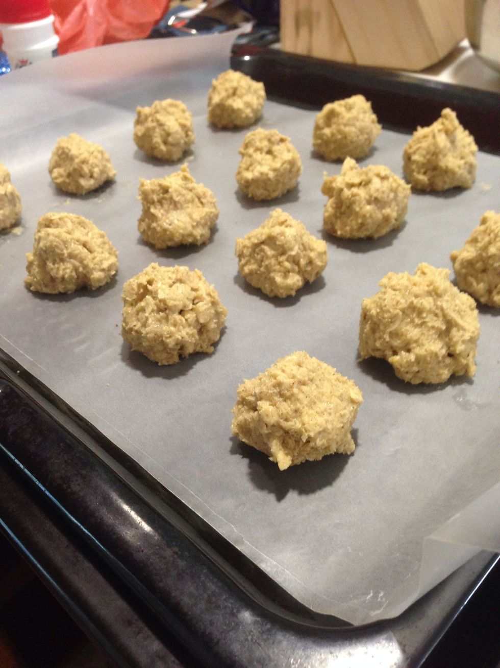 Fully wrapped, put in preheated oven at 165C / 325F for 15 minutes