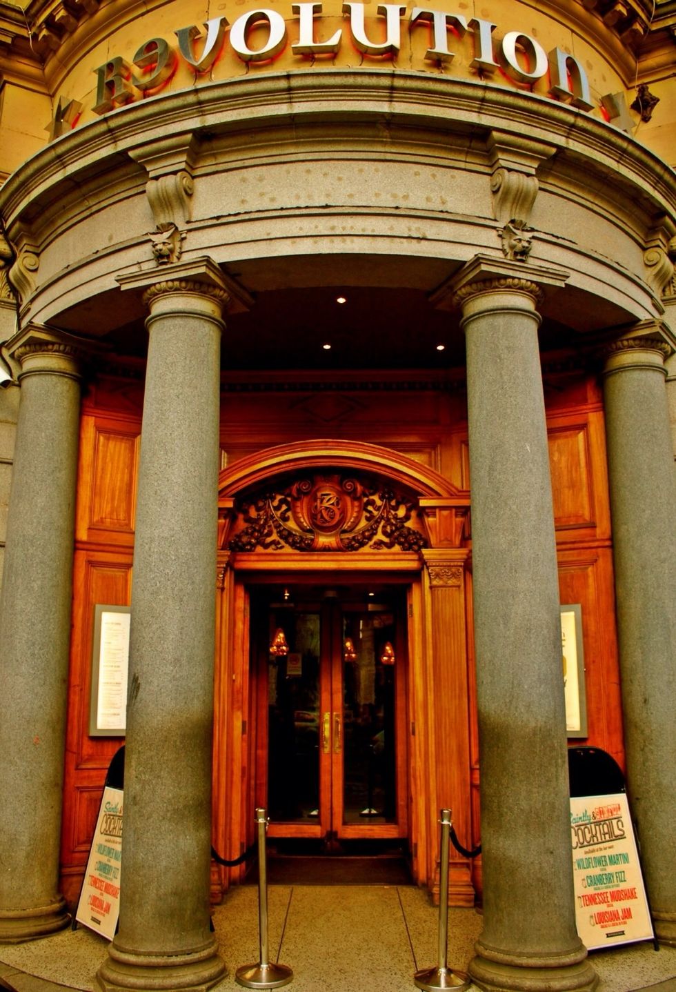 Further along a bar - diner - cafe