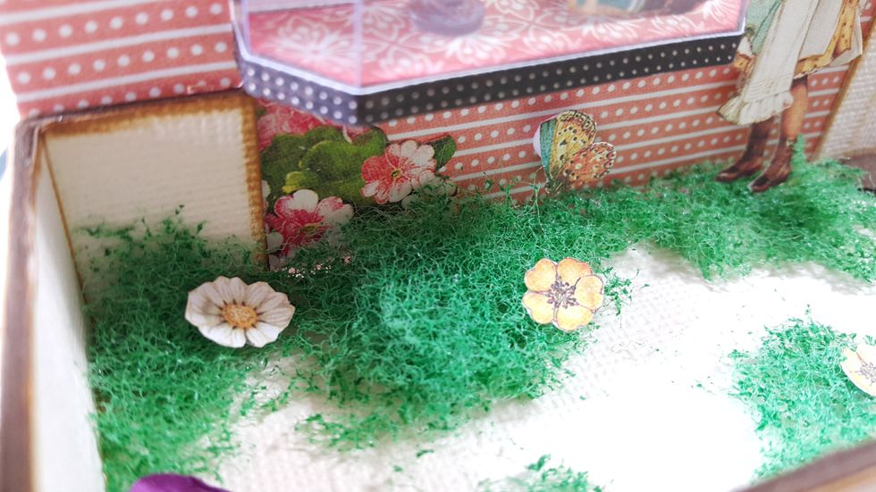 Fussy cut flowers and butterfly for your garden, you can cut more for a great and happy look.