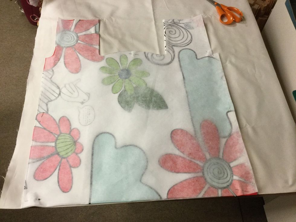 G\u00f6r likadant med fodertyget.