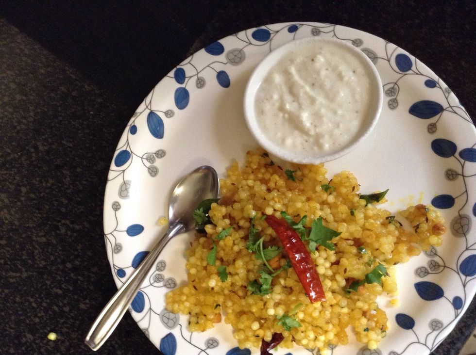 Garnish it with cilantro and serve it hot!! Hope you enjoyed my guide!!! :)