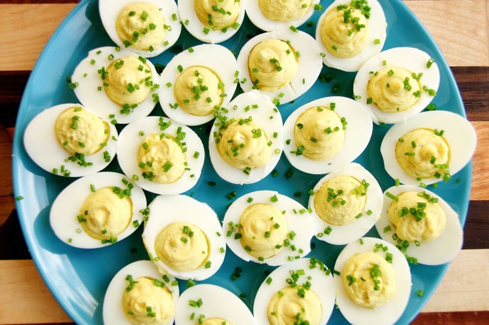 Garnish with some diced chives and sprinkle on a small pinch of French Made Easy. Enjoy - let us know what you think! Go to our website for more recipes: worldseasonings.com and to order our blends!