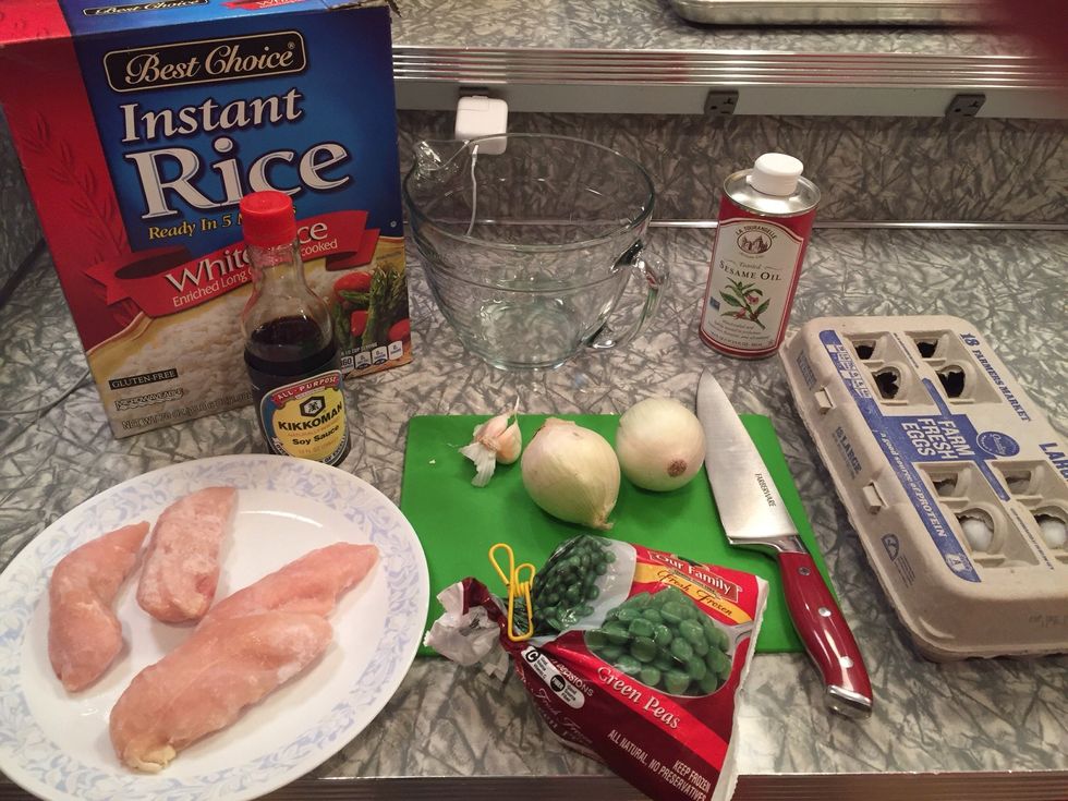 Gather all necessary ingredients.