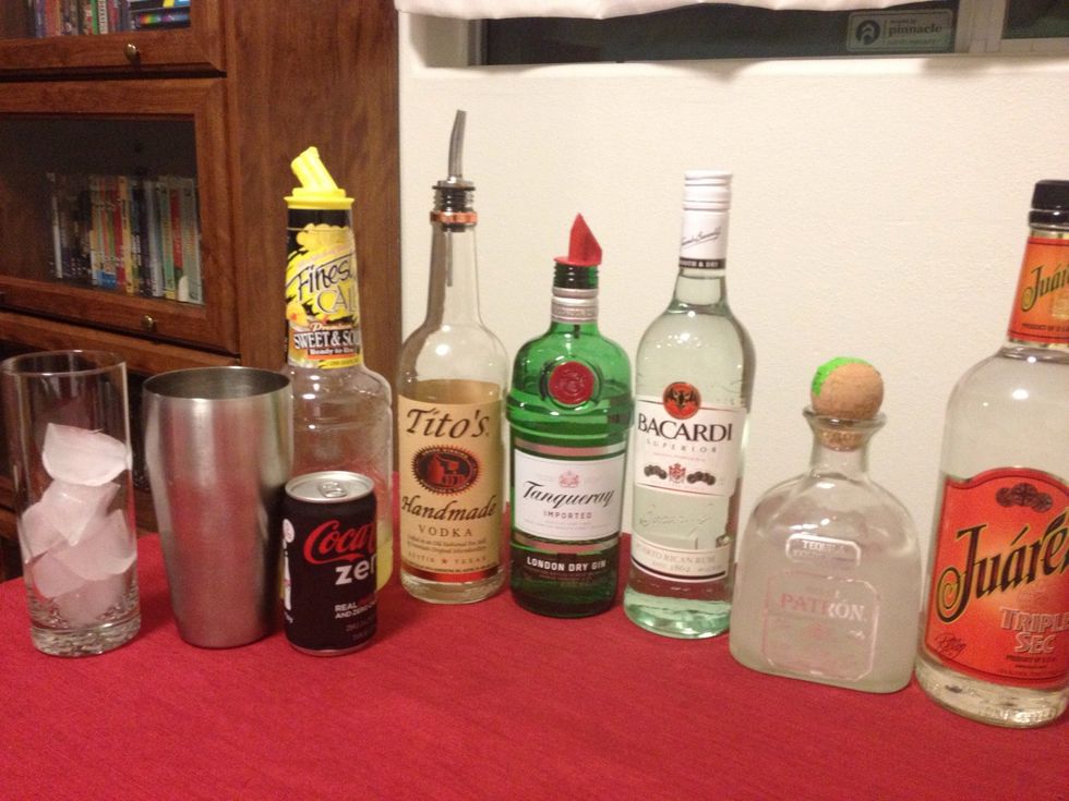 Gather all of your ingredients. Click on the photo to see complete picture. :D