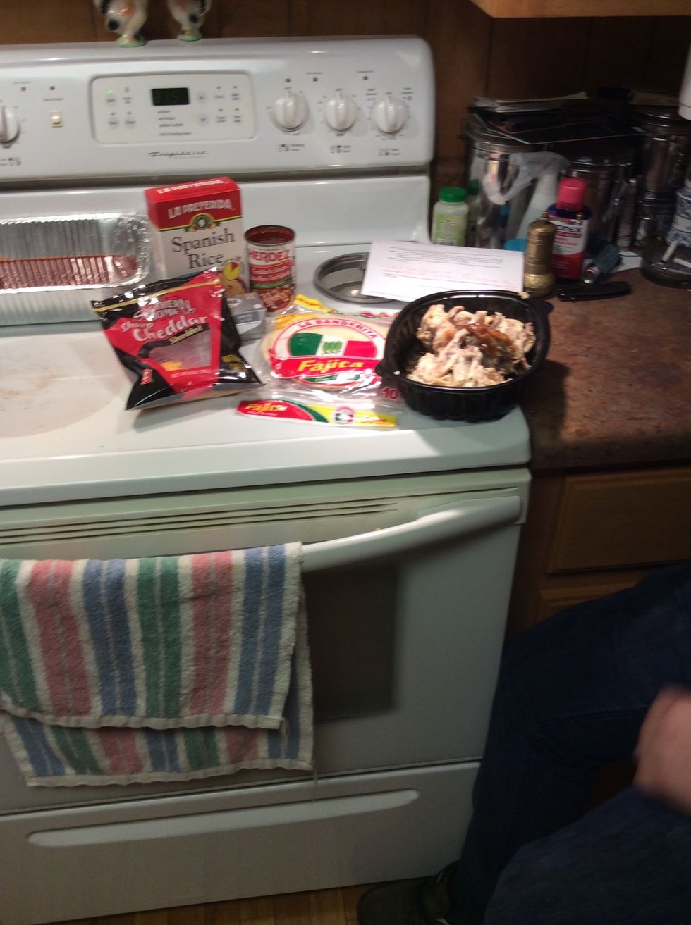 Gather all of your ingredients.