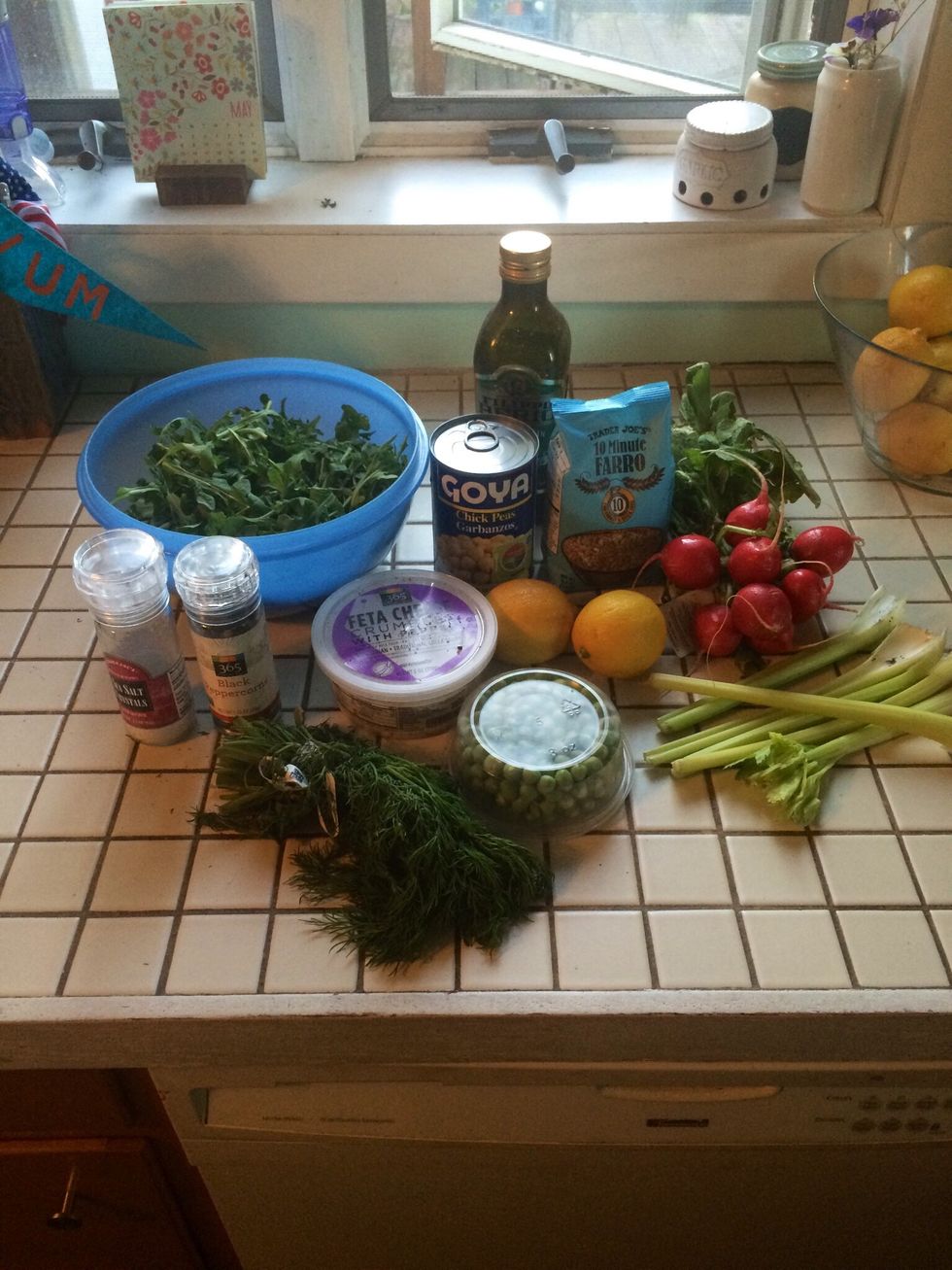 Gather all of your ingredients.