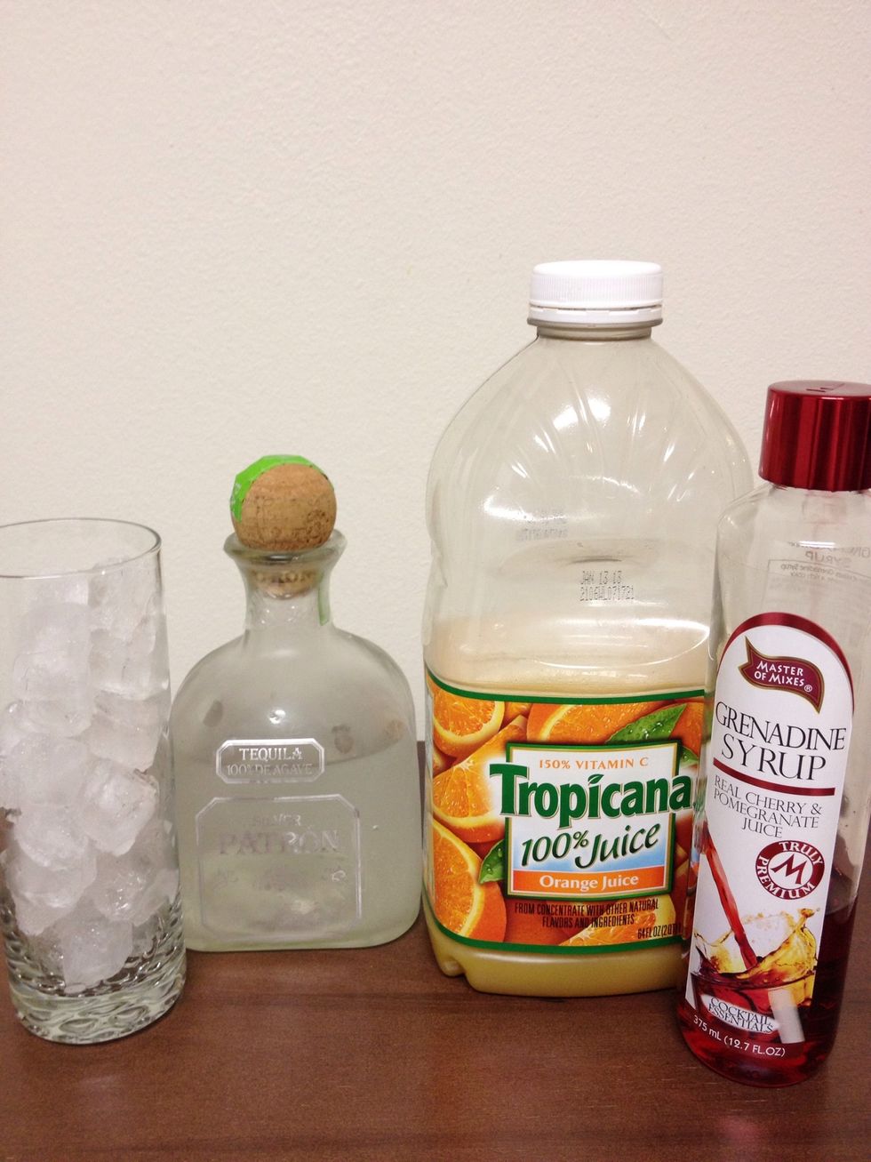 Gather all of your ingredients.