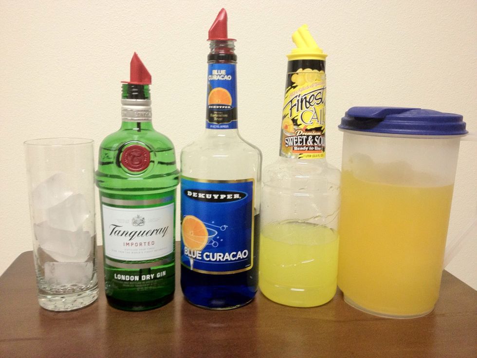 Gather all of your ingredients.