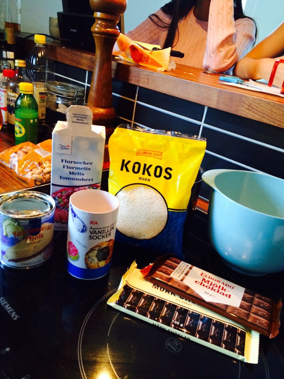 Gather all of your supplies \ud83d\ude03  These are the swedish editions but everything works!