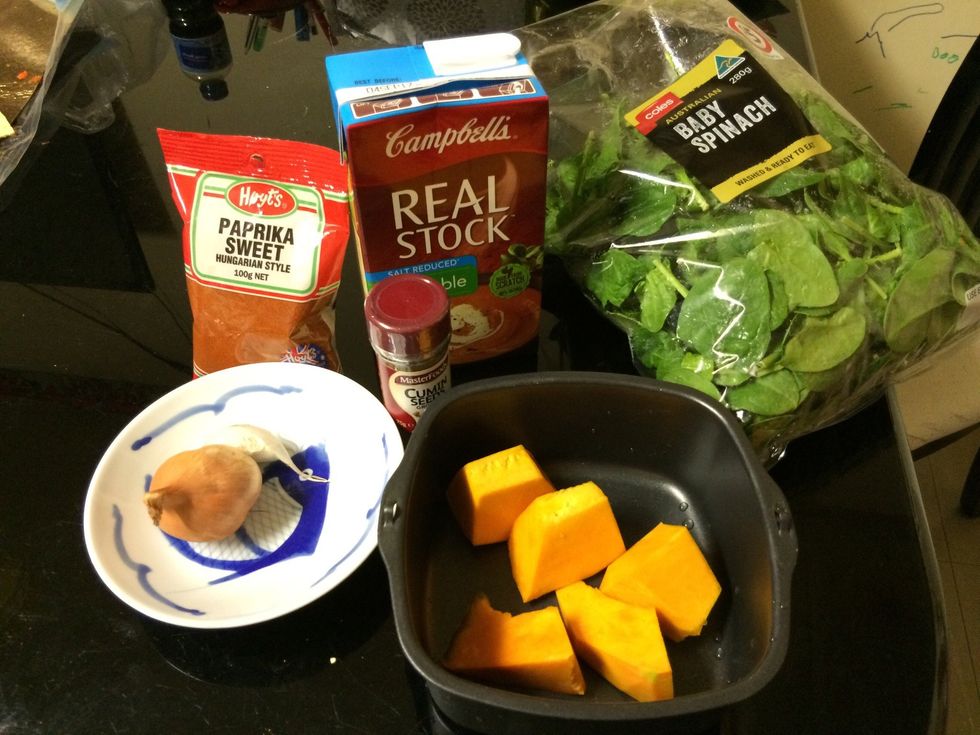 Gather all the ingredients