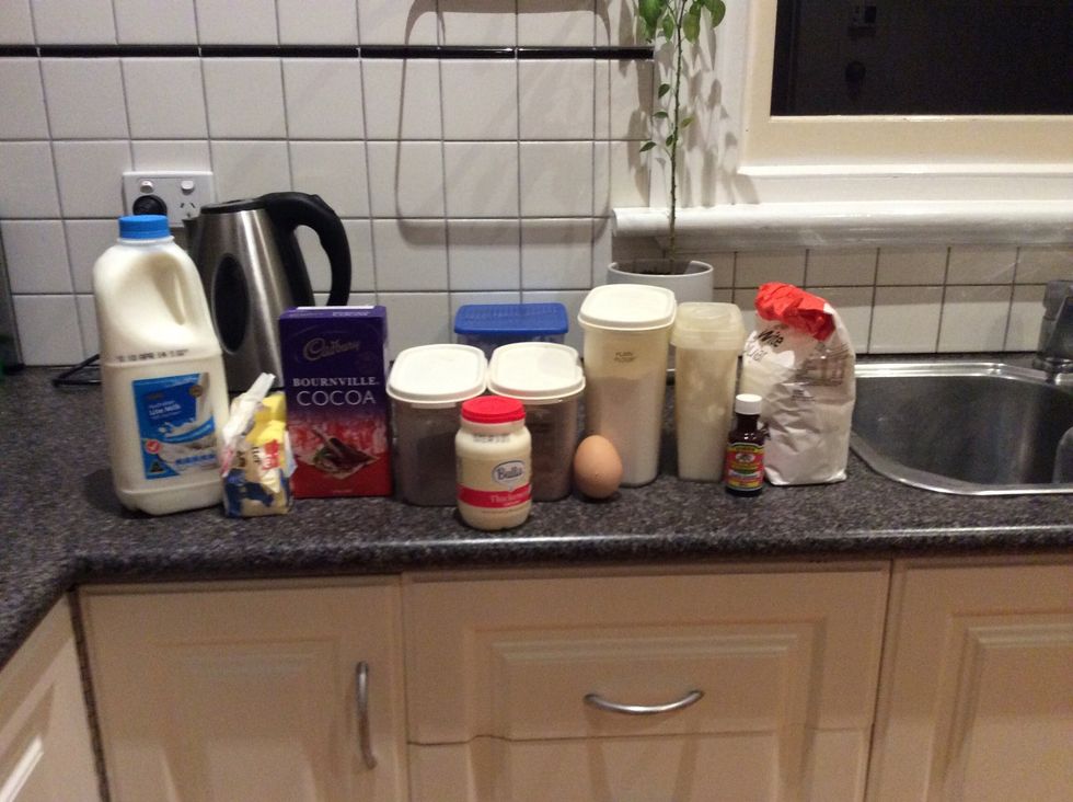 Gather all the ingredients