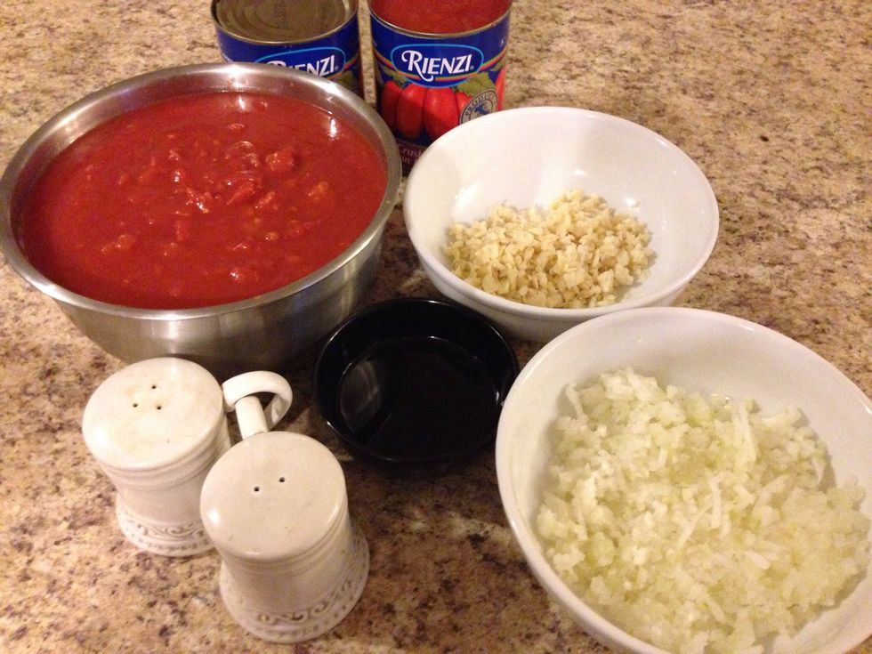 Gather all your ingredients. Makes it easier. You do not have to search, measure, or cut while you are busy.