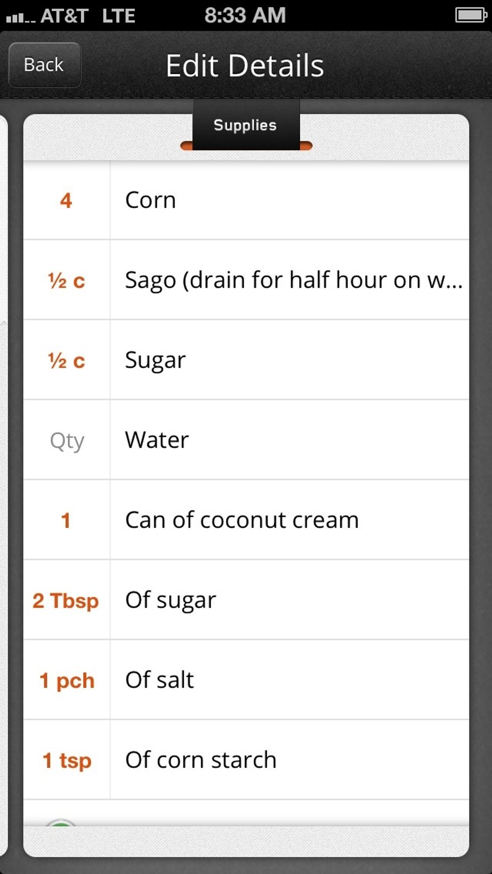 Gather all your ingredients. You can use sago: tapioca pearls/ glutinous rice.