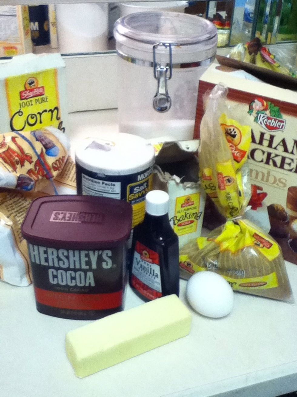 Gather all your ingredients.