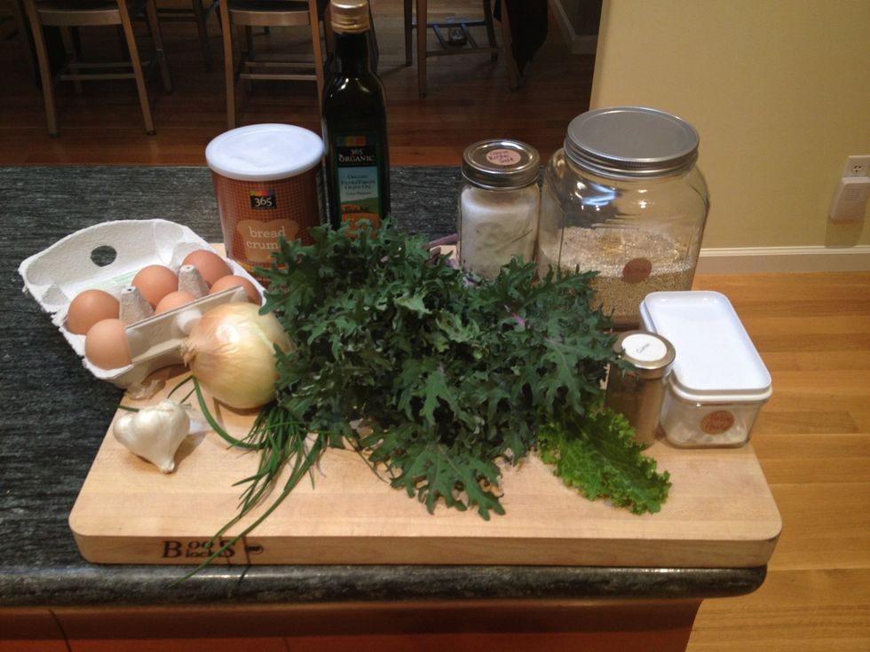 Gather all your ingredients.