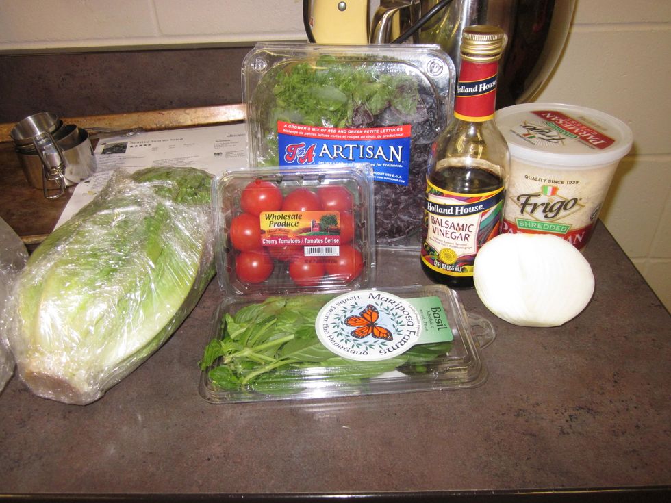 Gather all your ingredients