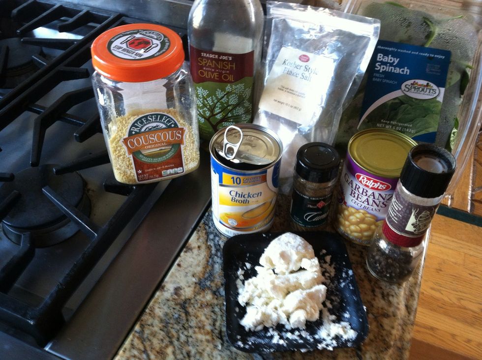 Gather all your ingredients