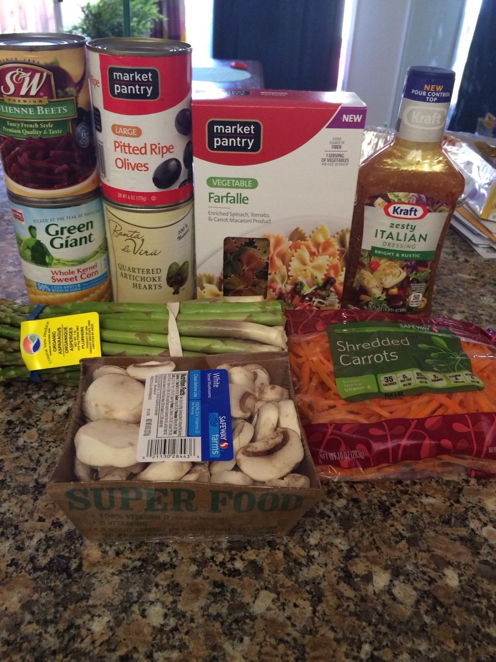 Gather all your ingredients