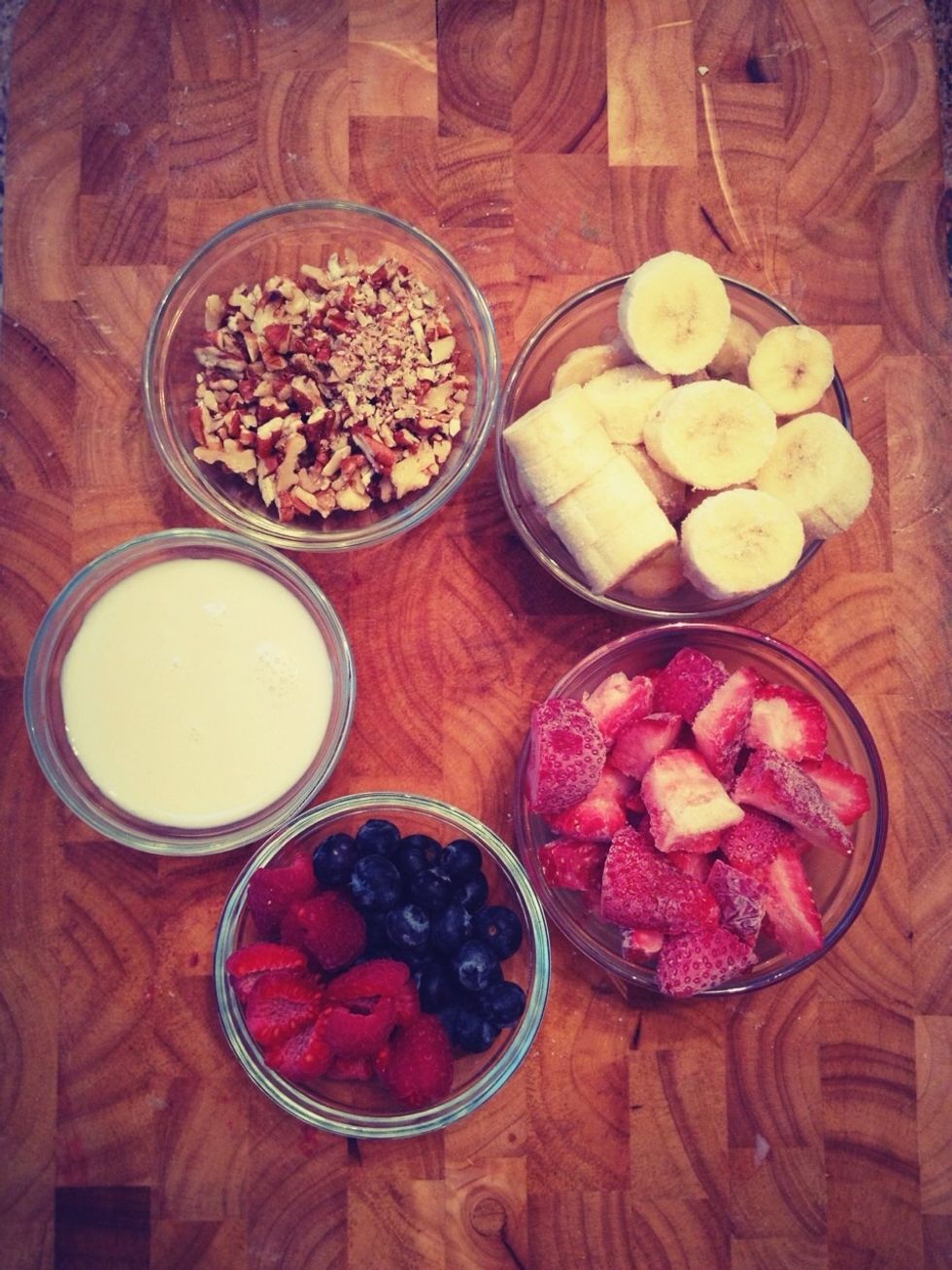 Gather all your ingredients