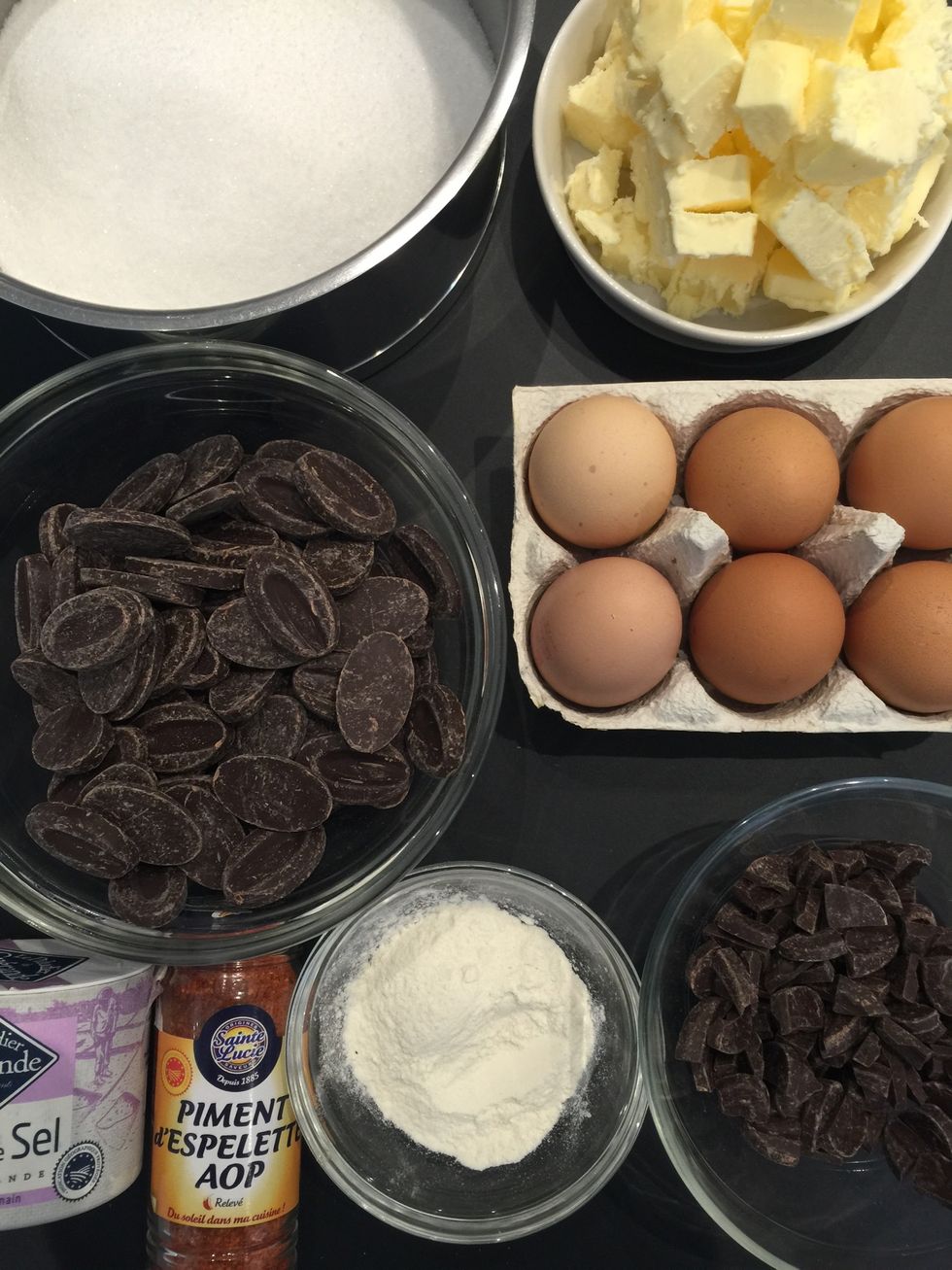 Gather all your ingredients