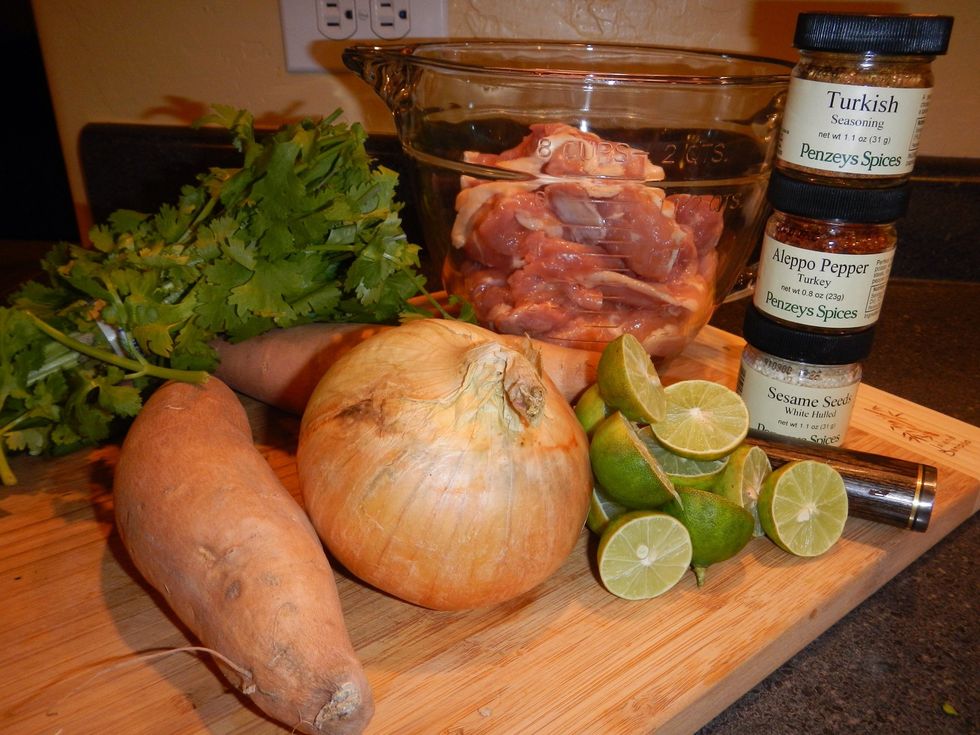 Gather all your ingredients