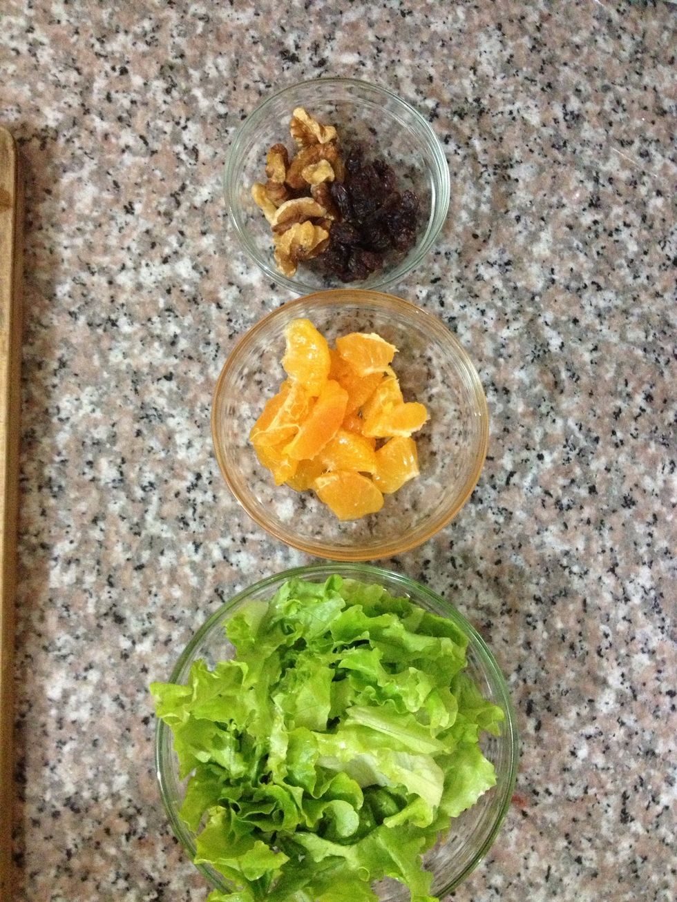 Gather all your ingredients