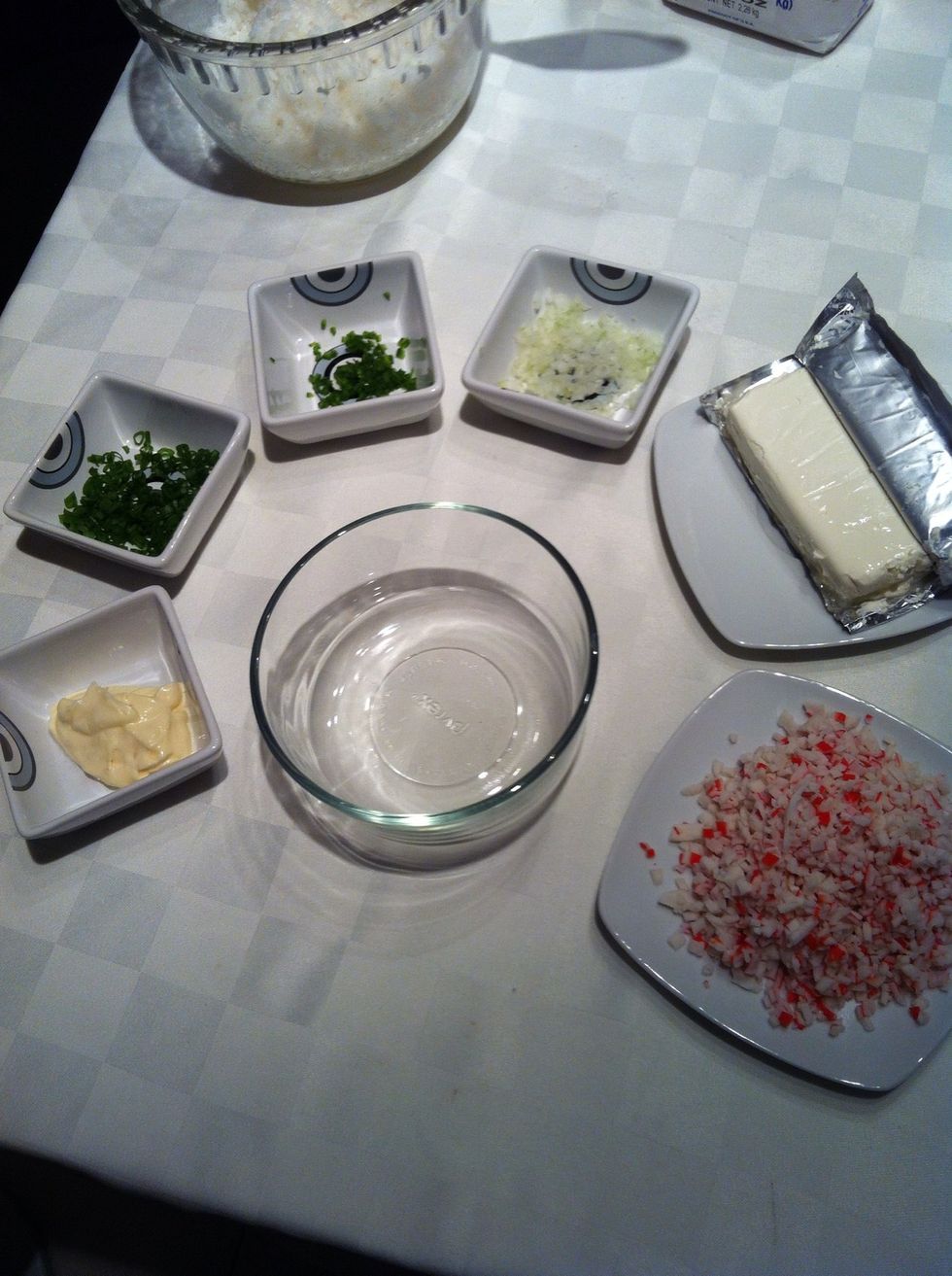Gather all your ingredients