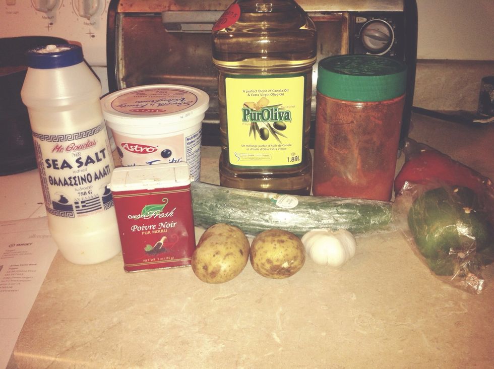 Gather all your materials