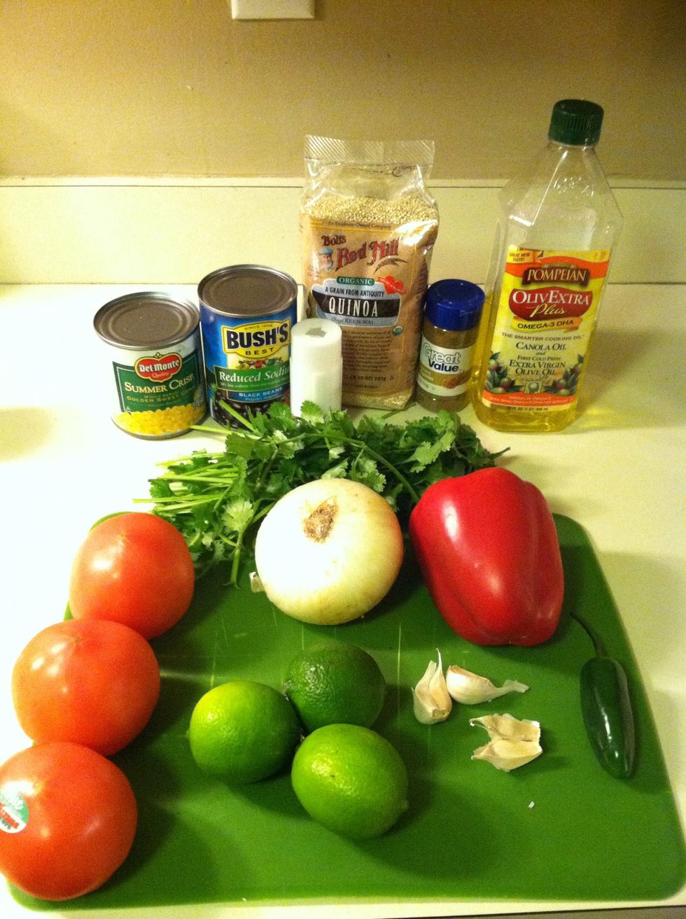 Gather all your supplies and get ready to start!