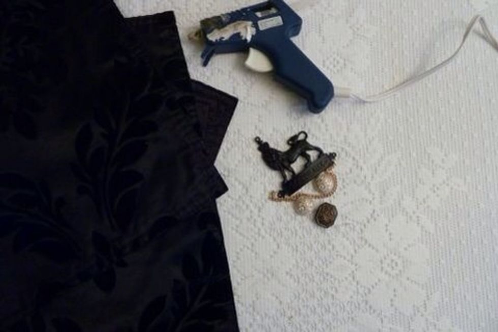 Gather all your supplies and plug in your Glue gun.
