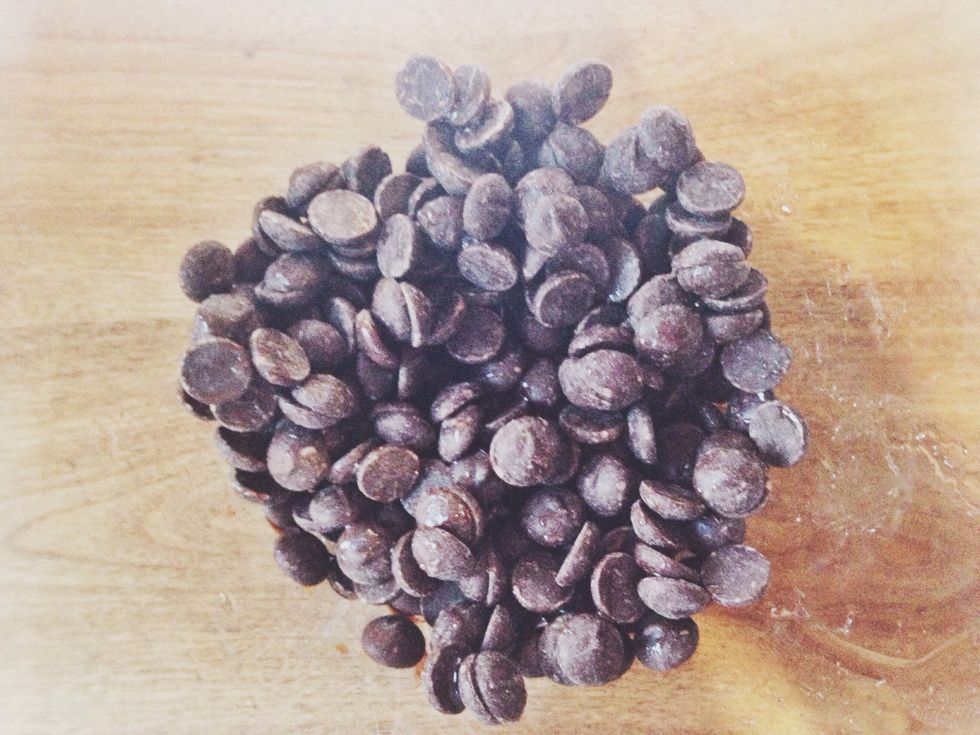 Gather chocolate chips, corn syrup,