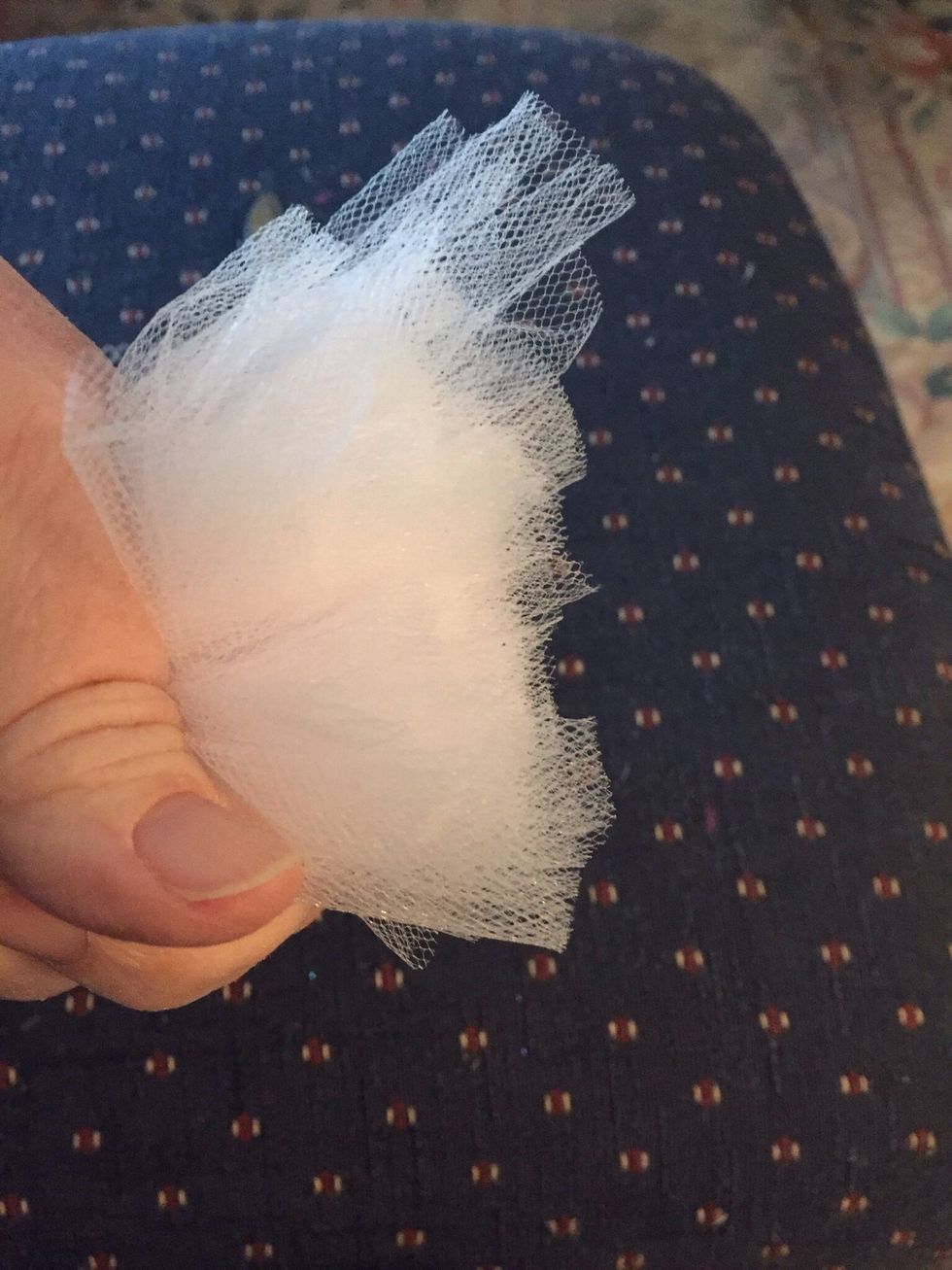 Gather ends tightly together...