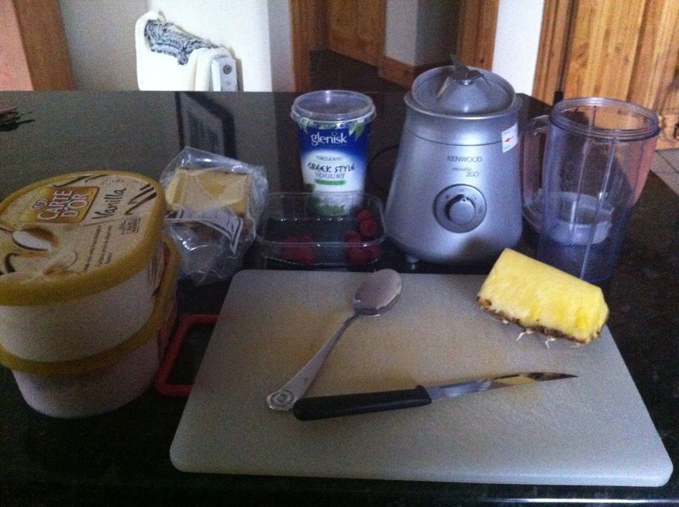 Gather equipment and ingredients listed in supplies.