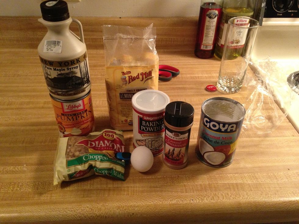 Gather ingredients and preheat your oven to 400