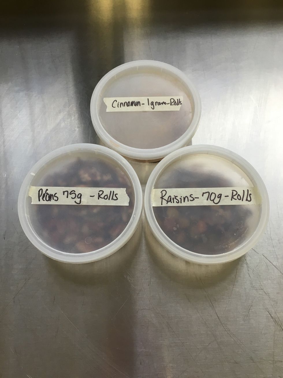 Gather ingredients for filling.