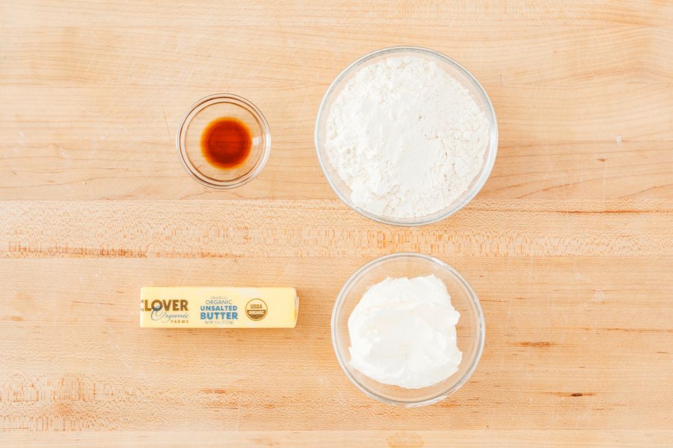 Gather ingredients for the frosting.