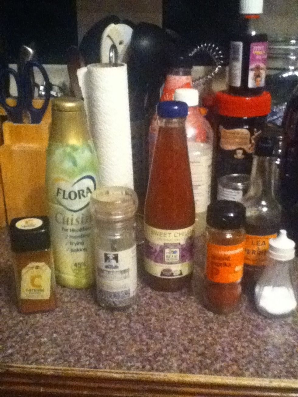 Gather ingredients (in supplies list)