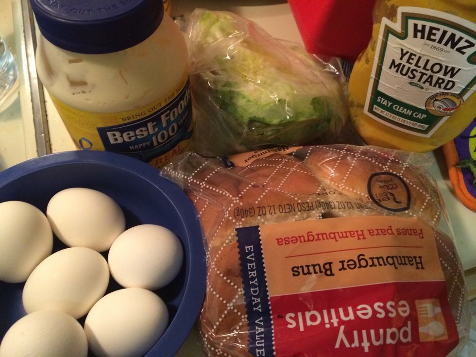 Gather ingredients! (Salt & Pepper not pictured).