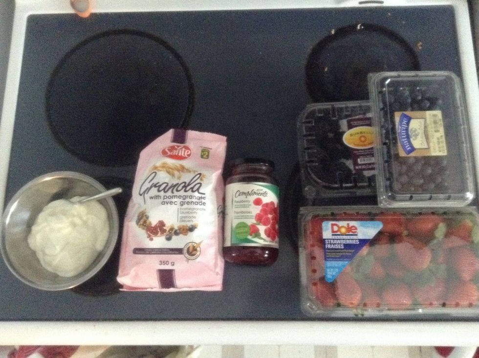 Gather ingredients that are needed