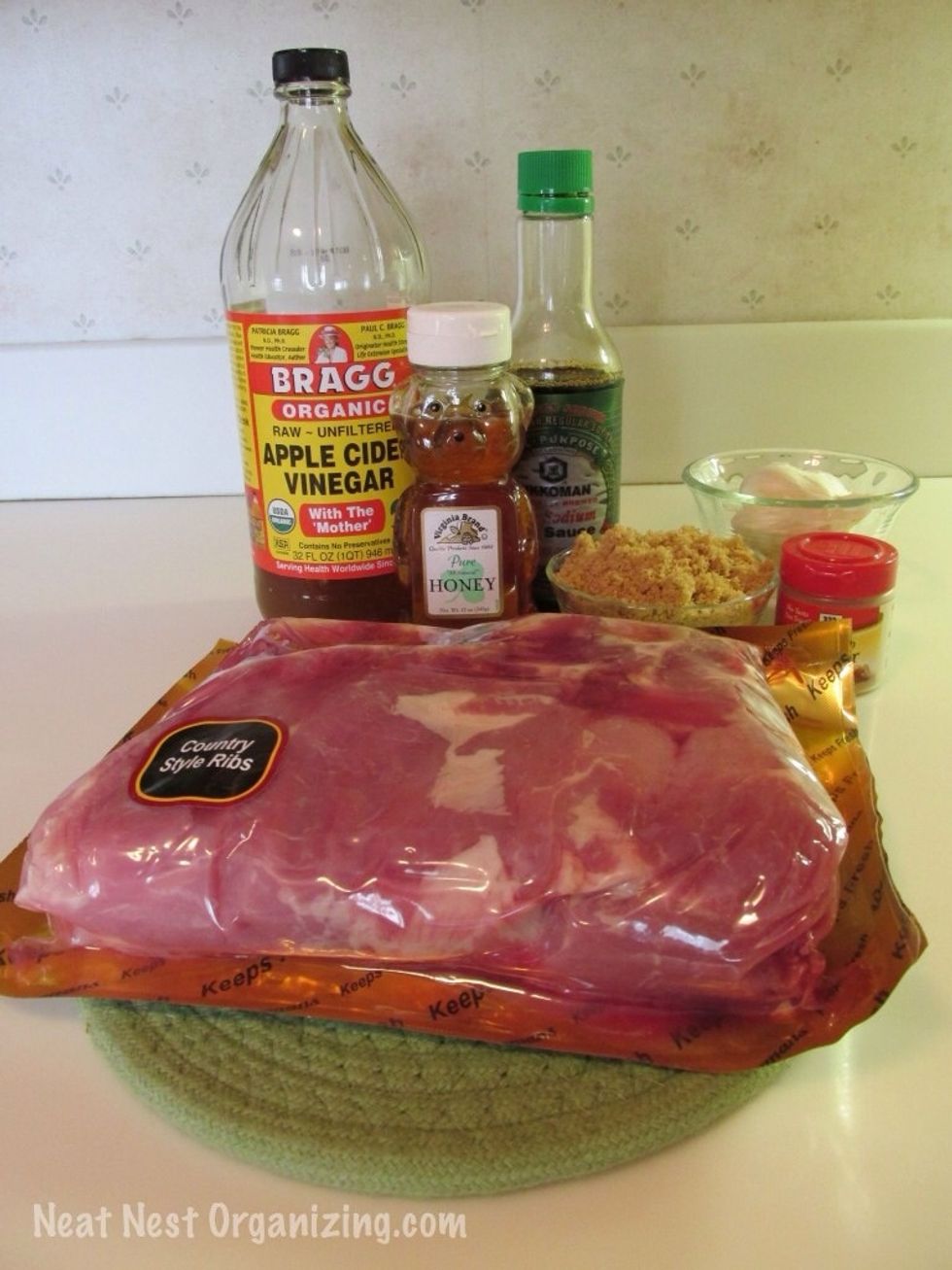 Gather ingredients.